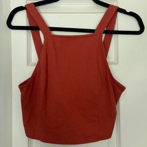 UO Cropped Tie-Back Tank